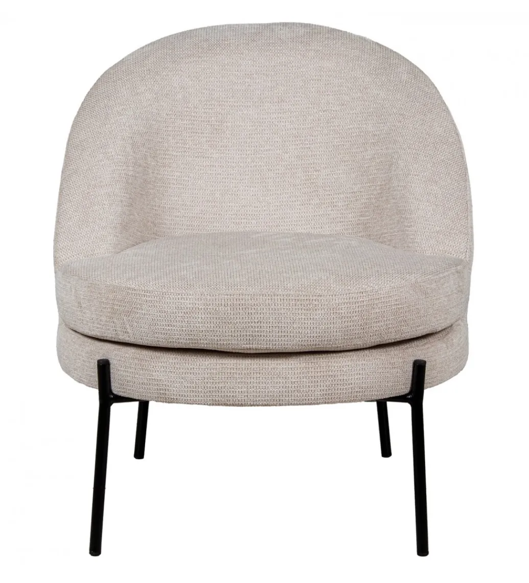 Fotel FATERNO 78 cm beżowego*Exclusivas Sale