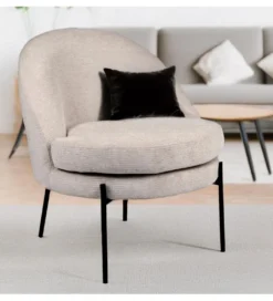 Fotel FATERNO 78 cm beżowego*Exclusivas Sale