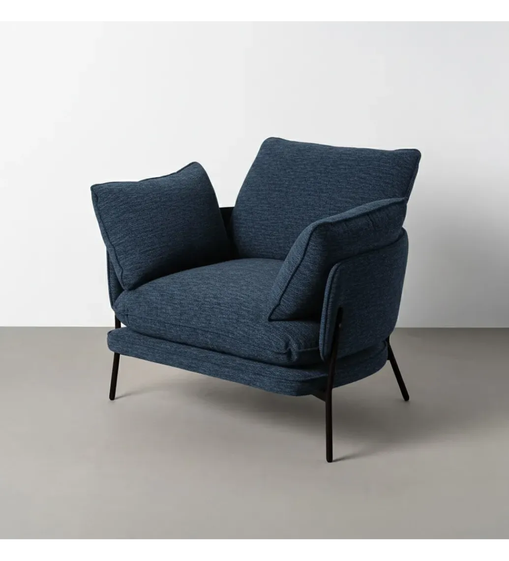 Fotel GAMASTO 79 cm niebieski*Zona-Design Discount