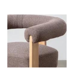 Fotel GROGO 72 cm szaroróżowy*Zona-Design Clearance