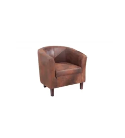Fotel Hemingway antyczny brąz*Invicta Interior Outlet