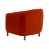 Fotel HERMANEZ 81 cm czerwony*Zona-Design Outlet