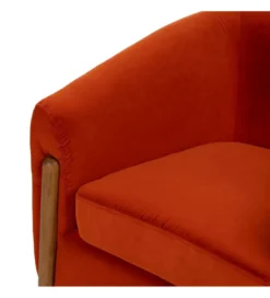 Fotel HERMANEZ 81 cm czerwony*Zona-Design Outlet