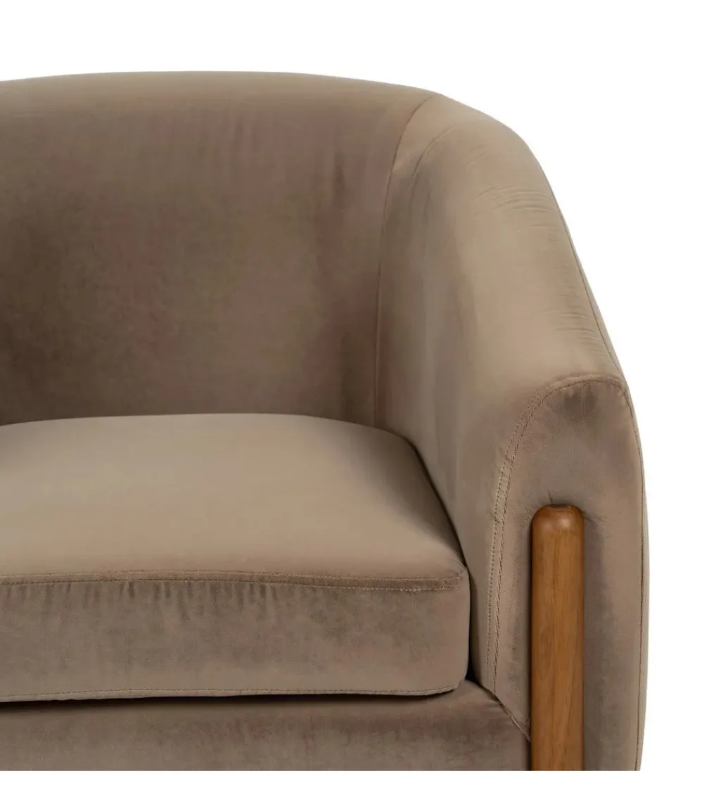 Fotel HERMANEZ 81 cm taupe*Zona-Design Best