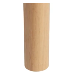 Fotel KAPI drewno kauczuk biały*Zona-Design