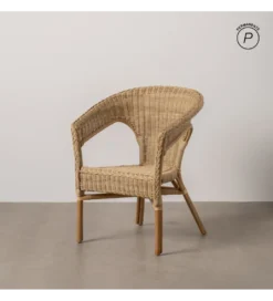 Fotel KERRI ratan piaskowy brąz*Zona-Design Clearance