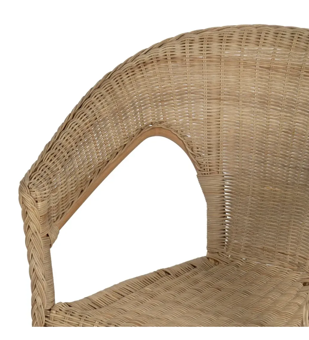 Fotel KERRI ratan piaskowy brąz*Zona-Design Clearance