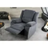 Fotel kinowy HOLLYWOOD ciemny szary*Invicta Interior