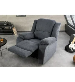 Fotel kinowy HOLLYWOOD ciemny szary*Invicta Interior