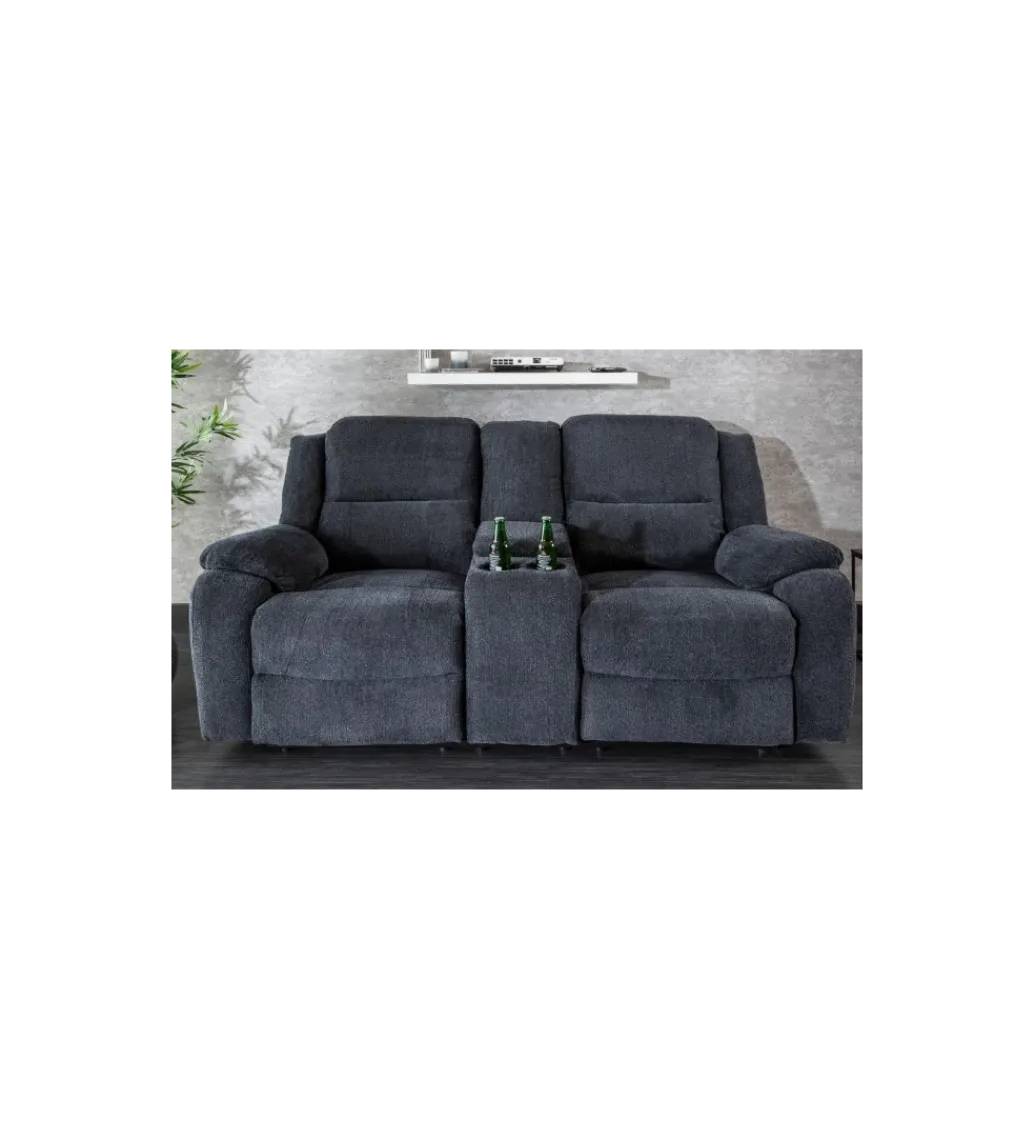 Fotel kinowy Hollywood ciemnoszary*Invicta Interior Hot