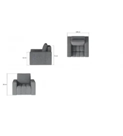 Fotel LAZARO 108 cm*ELTAP Clearance