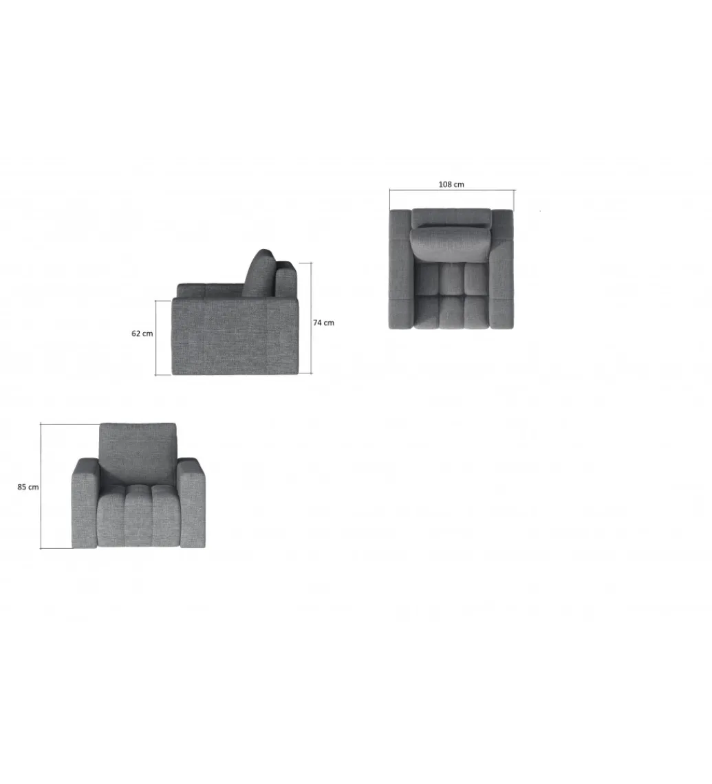 Fotel LAZARO 108 cm*ELTAP Clearance