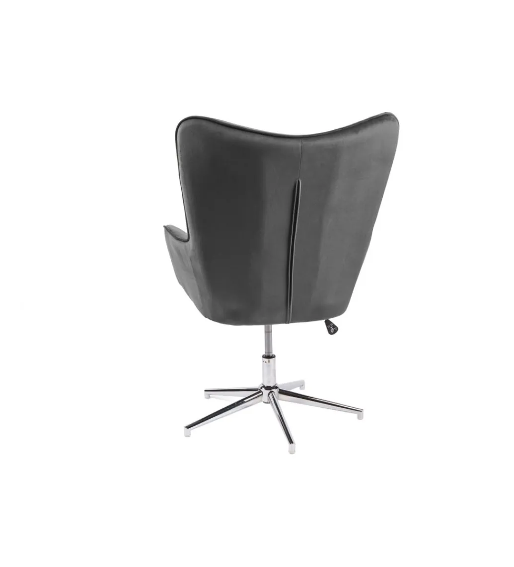 Fotel Lounger 110 Cm- 110 Cm Szary Aksamit*Invicta Interior New