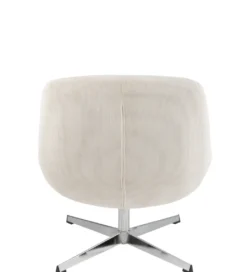 Fotel LOUNGERI 79 cm kremowe*J-Line Outlet