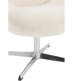Fotel LOUNGERI 79 cm kremowe*J-Line Outlet