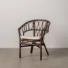 Fotel LULU ratan ciemny brąz*Zona-Design New