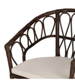 Fotel LULU ratan ciemny brąz*Zona-Design New
