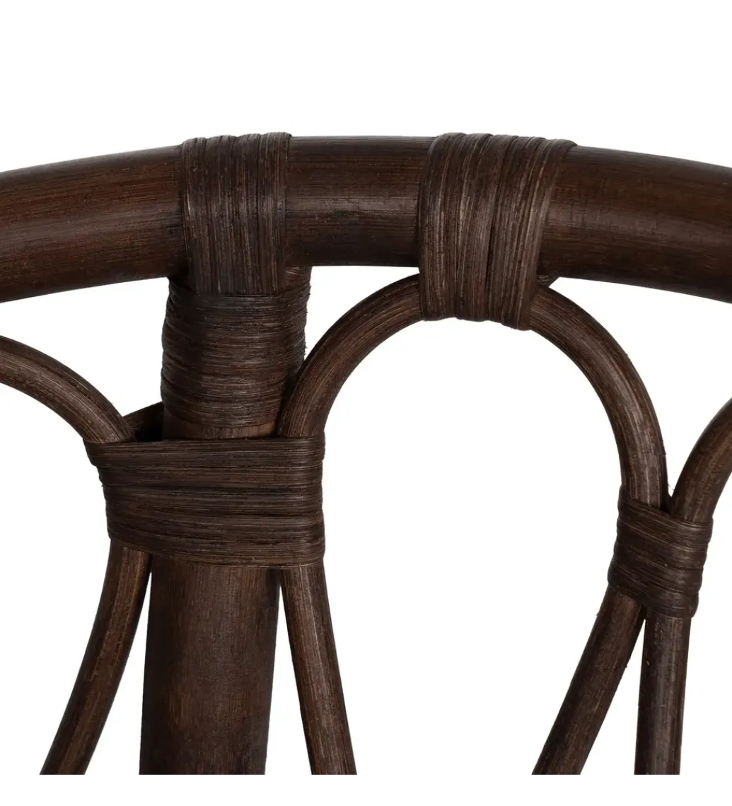 Fotel LULU ratan ciemny brąz*Zona-Design New