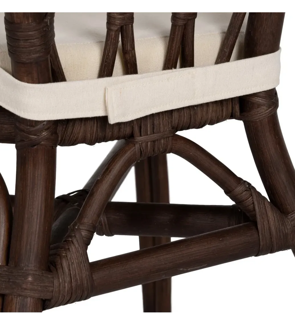 Fotel LULU ratan ciemny brąz*Zona-Design New