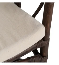 Fotel LULU ratan ciemny brąz*Zona-Design New