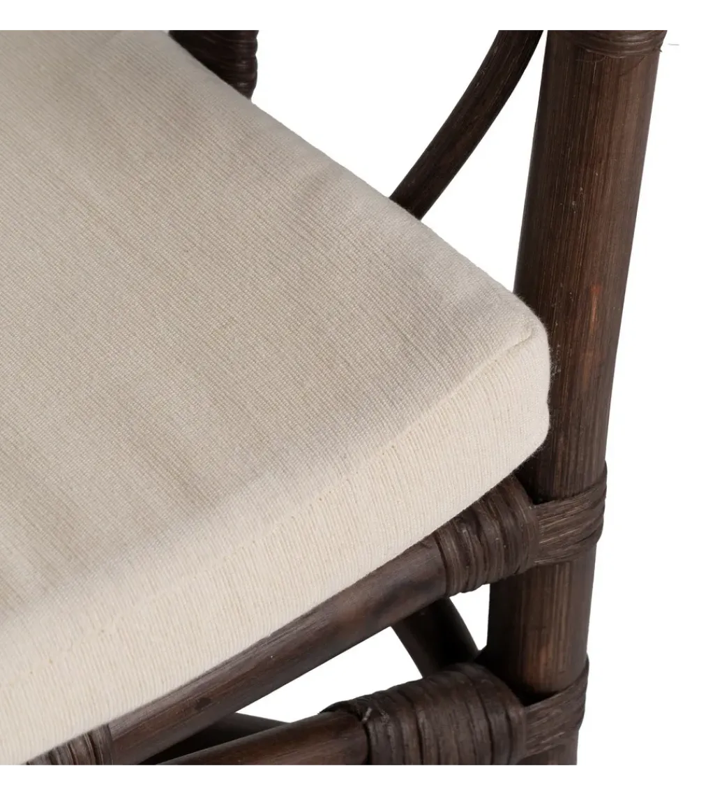 Fotel LULU ratan ciemny brąz*Zona-Design New