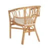 Fotel LULU ratan naturalny jasny*Zona-Design Sale