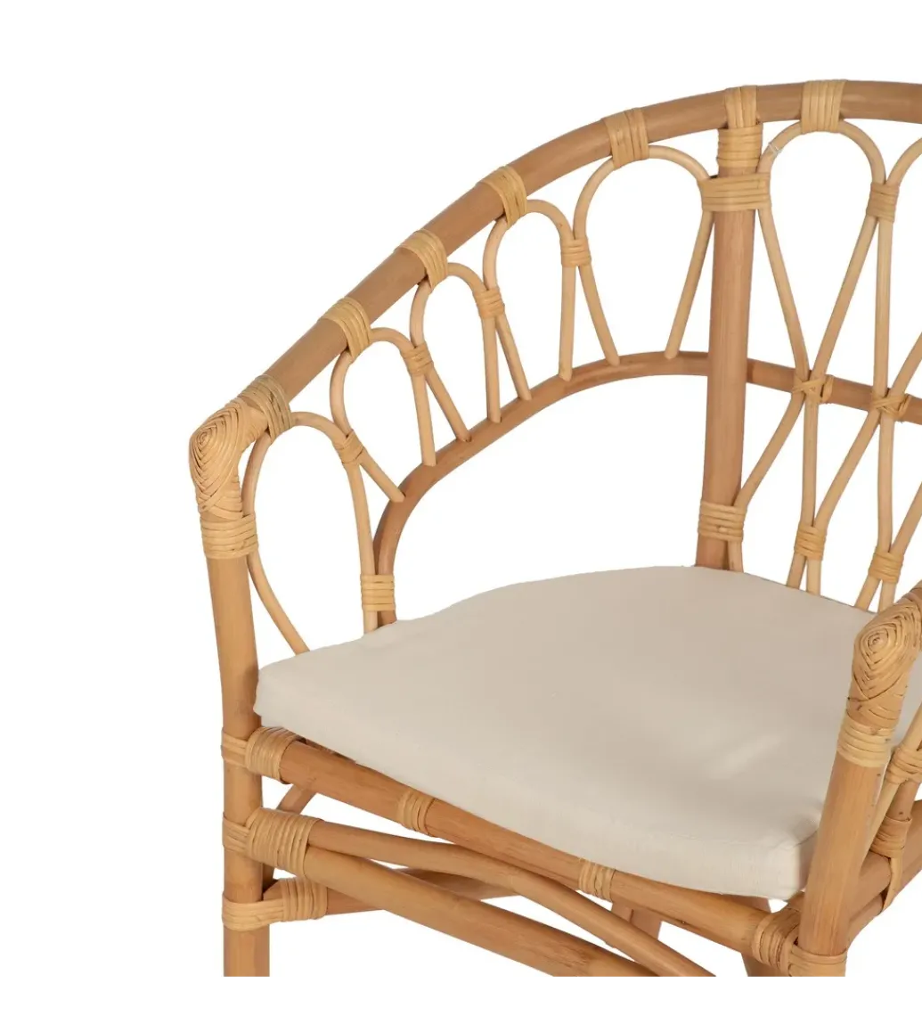 Fotel LULU ratan naturalny jasny*Zona-Design Sale