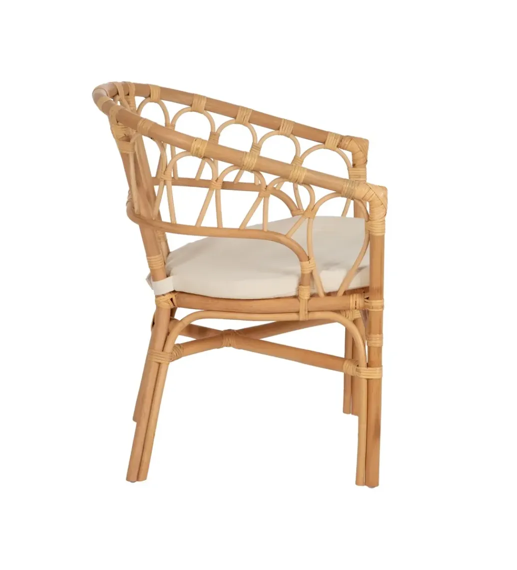 Fotel LULU ratan naturalny jasny*Zona-Design Sale