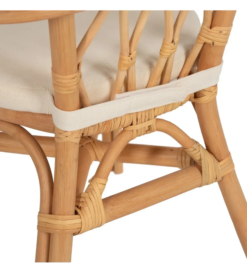 Fotel LULU ratan naturalny jasny*Zona-Design Sale