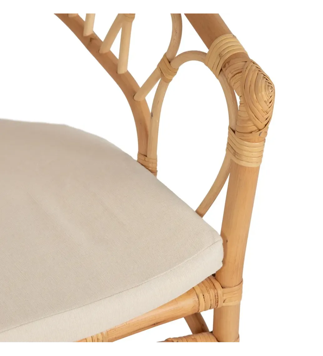 Fotel LULU ratan naturalny jasny*Zona-Design Sale
