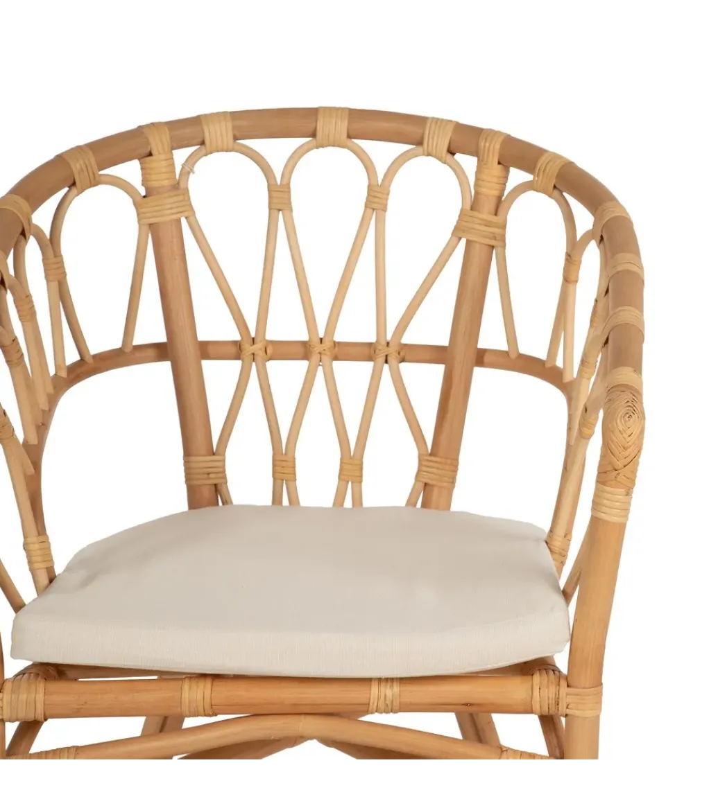 Fotel LULU ratan naturalny jasny*Zona-Design Sale