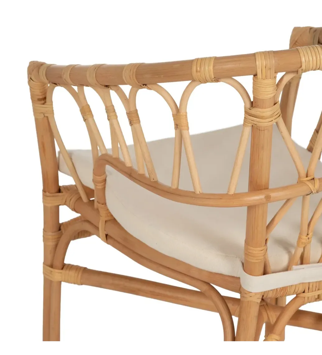 Fotel LULU ratan naturalny jasny*Zona-Design Sale