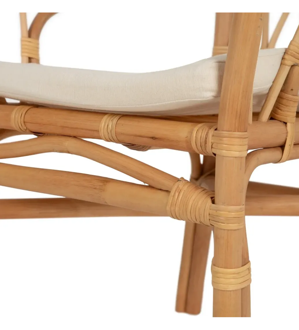 Fotel LULU ratan naturalny jasny*Zona-Design Sale