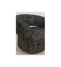 Fotel MAYE BOW 70 cm szary*KARE Discount