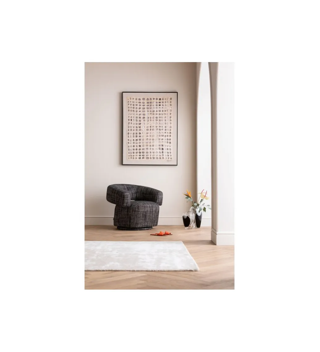 Fotel MAYE BOW 70 cm szary*KARE Discount