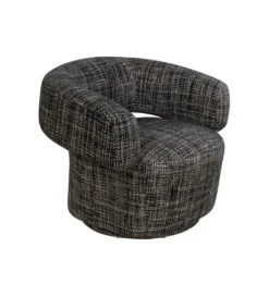 Fotel MAYE BOW 70 cm szary*KARE Discount