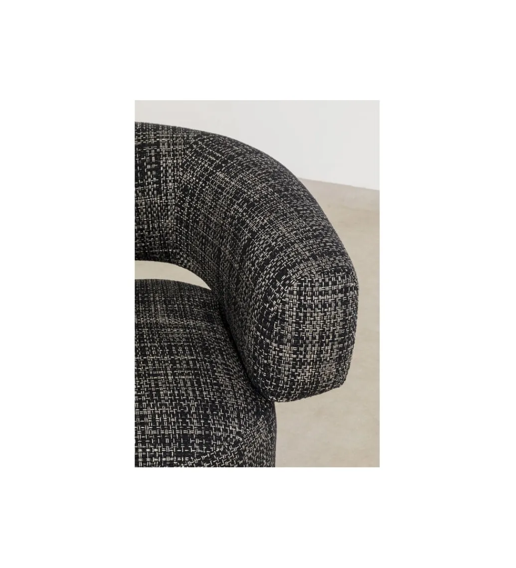 Fotel MAYE BOW 70 cm szary*KARE Discount