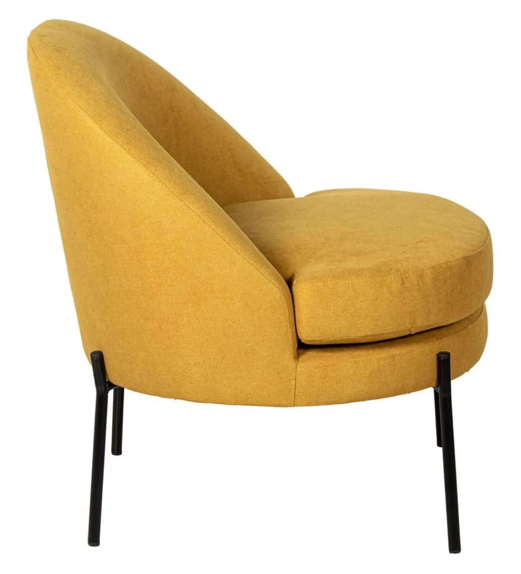 Fotel MESTERO 78 cm musztardowy*Exclusivas Best
