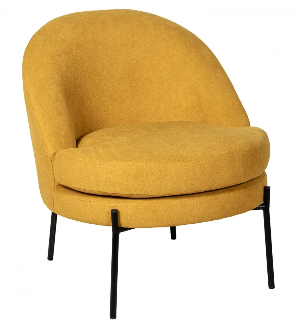 Fotel MESTERO 78 cm musztardowy*Exclusivas Best
