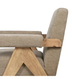 Fotel NAMGAN 85 cm beżowy naturalny*Zona-Design New