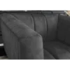 Fotel NOBLESSE aksamit szary*Invicta Interior Hot