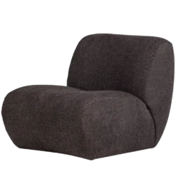 Fotel NOMU chenille antracytowy*WOOOD Outlet