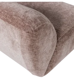 Fotel NOMU velvet jasnoróżowy*WOOOD Clearance