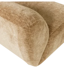 Fotel NOMU velvet żółty*WOOOD Best