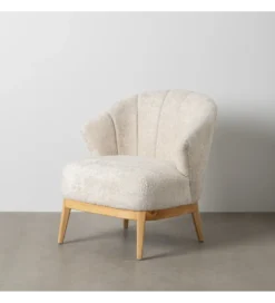 Fotel OAST drewno kauczuk kremowy*Zona-Design Online