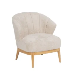 Fotel OAST drewno kauczuk kremowy*Zona-Design Online