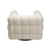 Fotel obrotowy ARMAND 95 cm tapicerowany*KARE Sale