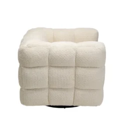 Fotel obrotowy ARMAND 95 cm tapicerowany*KARE Sale