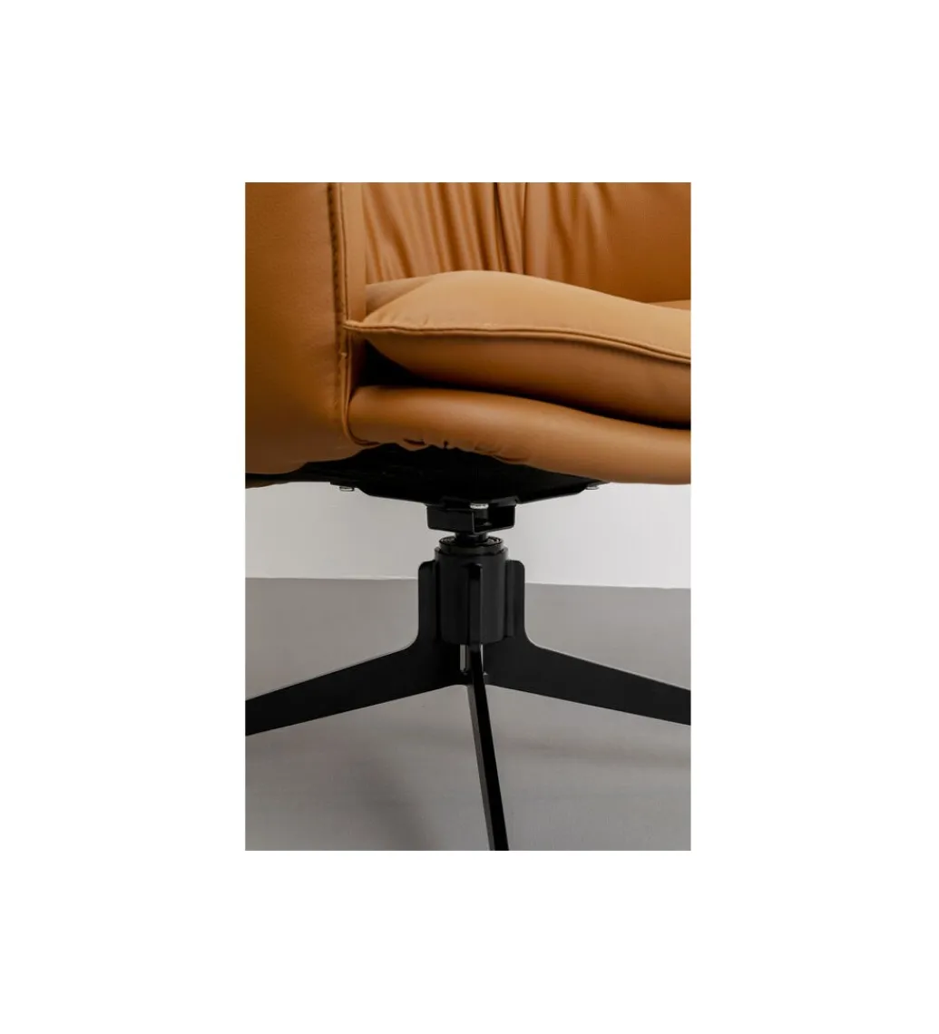 Fotel obrotowy BONNIE 74 cm brązowy*KARE Best