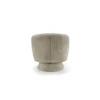 Fotel obrotowy BOSSA NOVA bouclé taupe*Invicta Interior Discount